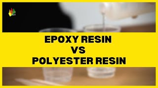 The difference between epoxy and polyester resin RESIN ART [upl. by Zetnod476]