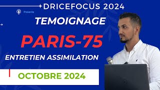 Témoignage Entretien assimilation nationalité française  questions réponses naturalisation [upl. by Ahsetel542]