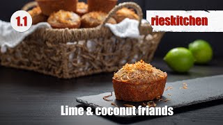 Gluten free lime and coconut friands [upl. by Rosamond]