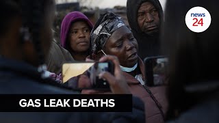 WATCH  Pain and agony as families identify bodies of their loved ones following fatal gas leak [upl. by Hayimas]