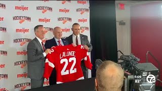 Red Wings introduce Derek Lalonde as new head coach [upl. by Cacie]