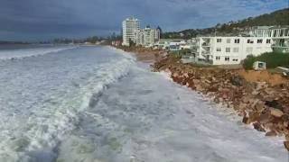 NARRABEENCOLLAROY COASTAL EROSION 2016 [upl. by Anola]