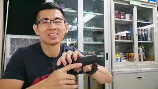 Parang tunay na baril talaga Umarex Glock 17 Steel Airsoft Gas Blowback Pistol by GHK Taiwan [upl. by Weisburgh]