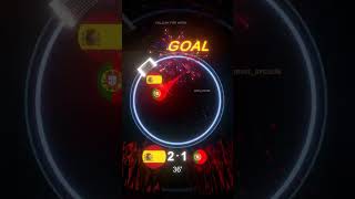 SPAIN vs PORTUGAL🤯footballmarbles footballedit neonarcade spain portugal [upl. by Narmis]