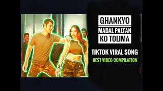 Ghankyo Madal Paltan Ko Tolima TikTok Compilation jadu tuna  Ghamailo Ramailo TikTok Viral Song [upl. by Aiva]