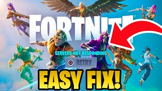 Why is Fortnite Servers Down How to Fix Fortnite Servers Not Responding Log In Chapter 5 Season 2 [upl. by Afihtan341]