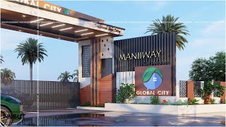 Maniiway Global City Tirupur  Design 3DWalk [upl. by Aivirt]