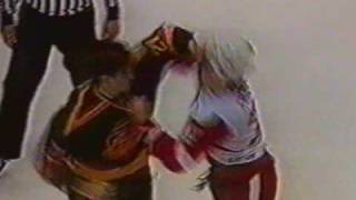 Craig Coxe vs Bob Probert Nov 19 1987  Vancouver feed [upl. by Akinyt37]