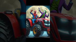 Spiderman vs The Joker In Roller Coaster Funny Ai Art [upl. by Asert]