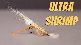 Ultra Shrimp Fly Pattern  DOMINATE THE FLATS  Fly Tying Tutorial [upl. by Nasar275]