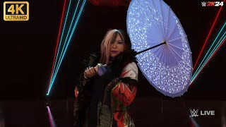 4K ULTRA HD Kairi Sane Entrance  WWE2K24  GameCity [upl. by Keil732]