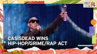 CASISDEAD Stunned At His Debut BRIT Win  The BRIT Awards 2024 [upl. by Irep802]