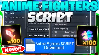 Anime Fighters Simulator 🔥 Script  Hack  AUTO FARM  TRIAL  DUNGEON  TOWER MOBILE [upl. by Kamp956]