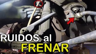 5 PARTES de SUSPENSION que al FRENAR provocan CRUJIDOS o GOLPETEOS metalicos [upl. by Errised837]