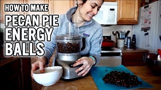 How To Make Energy Balls  Pecan Pie [upl. by Dallon]