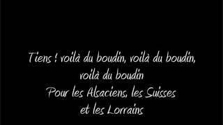 Le Boudin paroles Chant Légion étrangère [upl. by Yves]