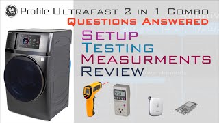 GE Profile Ultrafast 2in1 Combo Washer Dryer Setup Testing amp Indepth Analysis Does it deliver [upl. by Munford]