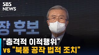 quot이적행위quot 김종인 발언에 靑 quot북풍 공작 법적조치quot  SBS [upl. by Idnahk]