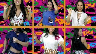 ✂️ DIY 9 IDEIAS DE CUSTOMIZAÇÃO DE CAMISETAS CARNAVAL 2018 [upl. by Ainesell]