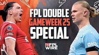 Double Gameweek Special  FPL Gameweek 25 Pod  The FPL Wire  Fantasy Premier League Tips 202324 [upl. by Binnie]