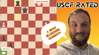 Online USCF Rated Chess Tournament I Beat an 1880 Rated Player [upl. by Mireielle]