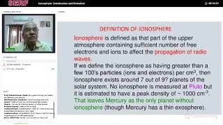 Web 9 1 Ionosphere Introduction and formation [upl. by Atibat57]