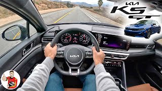 The 2022 Kia K5 GT Lacks Polish but Not Power POV Drive Review [upl. by Audrye]