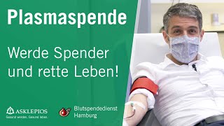 Spender werden und Leben retten Spendet jetzt Plasma für COVID19 Patienten  Asklepios [upl. by Duaner]