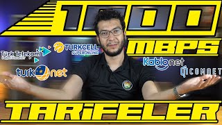 1000 MBPS TARİFELER  1 Gbps Bağlantı Nerede Ne Kadar [upl. by Yorick]