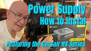 How to Instal a Power Supply Unit PSU into a PC  Fan Up or Fan Down [upl. by Audras]