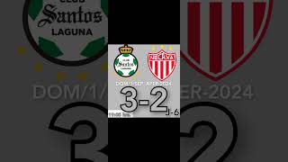 Santos vs Necaxa J6 APERTURA 2024 Liga MX cláusula 33 [upl. by Lashond]