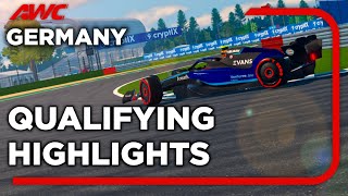 German Grand Prix Qualifying Highlights  AWC S1 [upl. by Alimhaj]