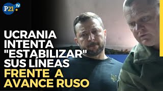 Ucrania intenta quotestabilizarquot la línea del frente ante el avance ruso en el noreste [upl. by Harwell]