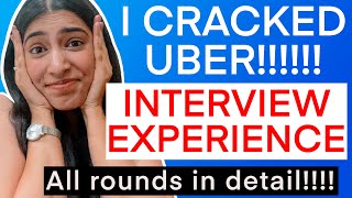 I cracked Uber  L4 Interview Experience ✌️✌️✌️ [upl. by Annasus]