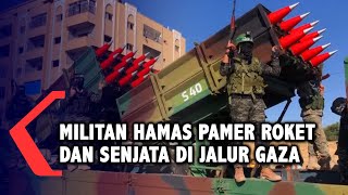 Militer Hamas Pamer Pasokan Rudal dan Drone Rayakan Genjatan Senjata dengan Israel [upl. by Nicole]