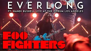 Foo Fighters ft Nandi Bushell  Everlong Live at The Forum Los Angeles 8262021 [upl. by Iatnwahs]