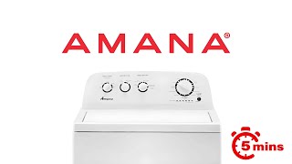 Amana Washer Not Filling With Water [upl. by Nimref]