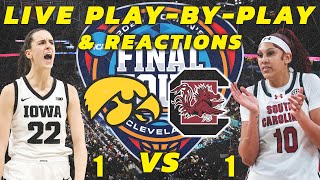 Iowa Hawkeyes vs South Carolina Gamecocks National Championship  Live PlayByPlay amp Reactions [upl. by Valry]