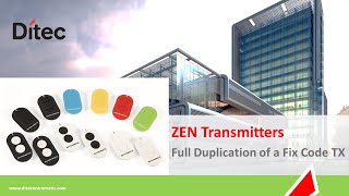 Ditec ZEN 2C 4C Full TX Duplication [upl. by Zanlog]