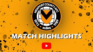 Tranmere Rovers v Newport County highlights [upl. by Shiverick702]