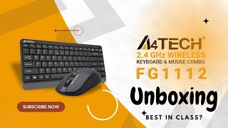 Unboxing of A4Tech FSTYLER FG1112 Wireless Keyboard amp Mouse Combo  Best Budget Wireless Combo [upl. by Dru718]