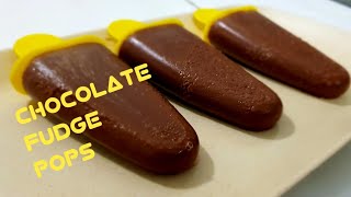 Chocolate FudgesicleFudgy Chocolate Popsicles Recipe in TamilKids SpecialSummer treat [upl. by Uoliram]