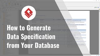 How to Generate Data Specification from Your Database [upl. by Easlehc]