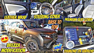 2024 BREZZA Modfication Base to top🔥 Maruti Genuine Accessories at 90 Discount 😍 Brezza Modified 💥 [upl. by Angrist968]