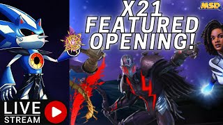 21 Featured 6Star Crystals LIVE  Marvel Contest of Champions [upl. by Ocir451]