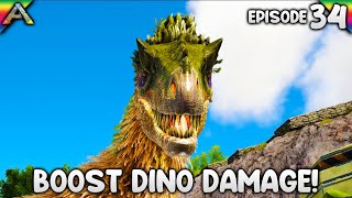 Want More Dino Damage Tame THIS  Lets Play ARK Survival Evolved The Island  Episode 34 [upl. by Annalise]