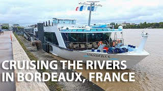 AmaWaterways AmaDolce Full River Ship Tour Bordeaux Cruise [upl. by Nymzaj]