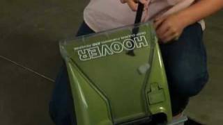 Hoover SteamVac Cleaning Lint From the Nozzle F5835900 [upl. by Norvin]