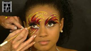 Makeup Tutorial  Carnaval Makeup 2  MakeUp Atelier Paris [upl. by Ellinehc]