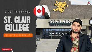 St Clair College Canada  Windsor Toronto  All Details [upl. by Hiltner527]